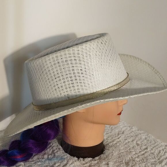 Hecho En Mexico Straw Woman's Western Hat - Picture 4 of 7